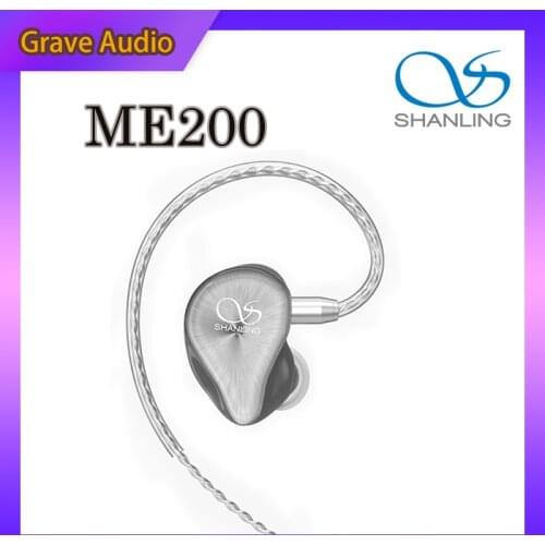 Shanling ME200 Hi-Res Hybrid Driver(Dual Dynamic+Knowles BA) In-ear Earphone with Furukawa MMCX Cable DLP 3D Printed shell