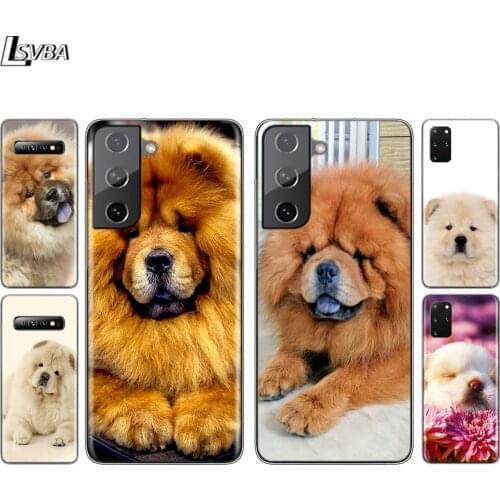 Cute Chow Chow dog Silicone Cover For Samsung Galaxy S21 S20 FE Ultra S10 S10E Lite S9 S8 S7 Plus Phone Case