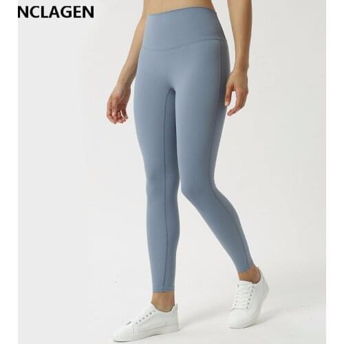 Sport Leggings Fitness High Waist Hot Yoga Pants Push Up Squat Proof Elastic Tights Sport Woman Sportswear Gym Running NCLAGEN