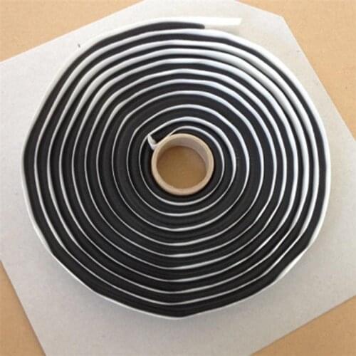 1pcs 4meters Butyl Rubber Glue Headlight Sealant Retrofit Reseal Hid Headlamps Taillight Shield Glue Tapes For Car Door Black