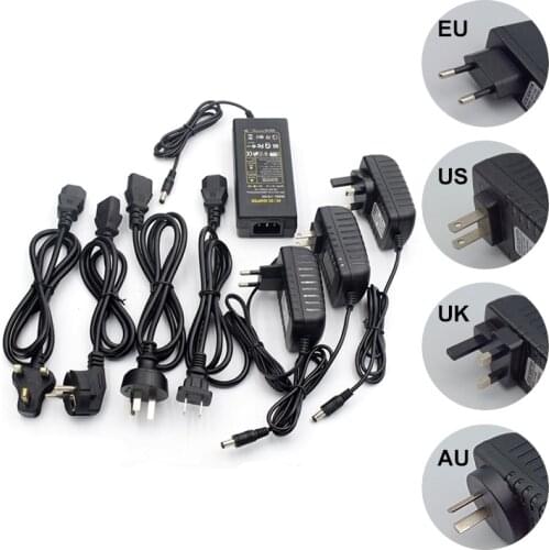 DC12V Lighting Transformer AC 110V 220V Switching Power Supply 1A 2A 4A 5A LED Power Adapter For CCTV LED Lamp