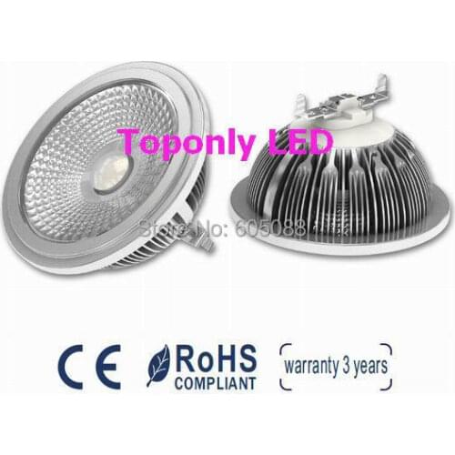 AR111 12w Epistar cob led light g53 retrofit led beam spot AC100-240V ideal solution to replace 75w traditional halogen lamp