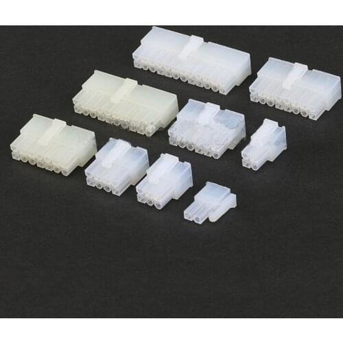 Free ship 20Pcs 5557 Straight Needle Holder double row socket 2P 3P 4P 5P 6P 7P 8P 10P 12P Male