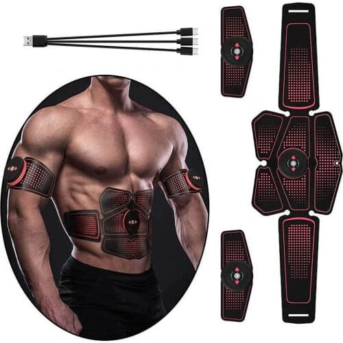 EMS Electrical Muscle Stimulator Portable Fitness Equipment ABS Abdominal Trainer Slimming Home Gym Belt Workout Bodybuilding