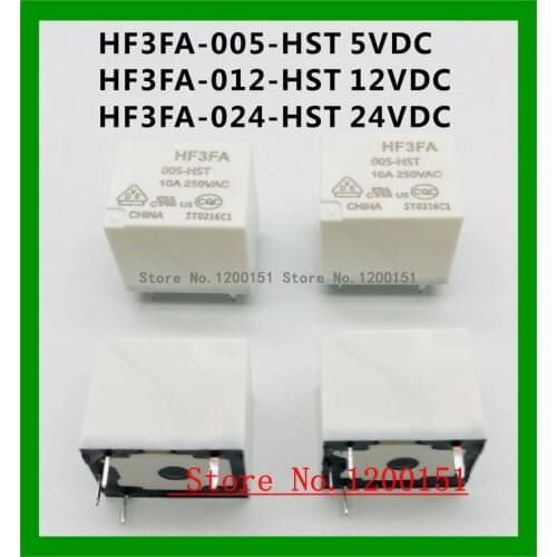 HF3FA HF3FA-005-HST 5VDC HF3FA-012-HST 12VDC HF3FA-024-HST 24VDC relay DIP-4