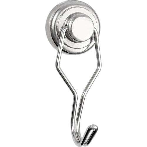 Powerful Swivel Swing Magnetic Hooks Strong Heavy Duty Neodymium Magnet Hooks D25 25mm 17kg magnetic hook Heavy Duty Hook Holder