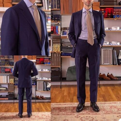 Fashion Slim Fit Men Suits Business Tuxedos Costume Groom Smart Casual Party Prom Blazer 2 Pieces