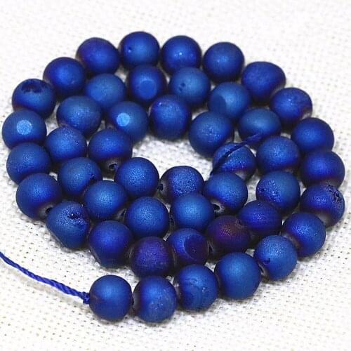 Natural noble drusy smile carnelian stone 8 color 8mm loose round beads fashion elegant women diy jewelry making 15inch B1632