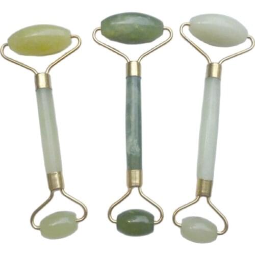 Natural Jade Face Beauty Applied Massager Roller Massage Bar