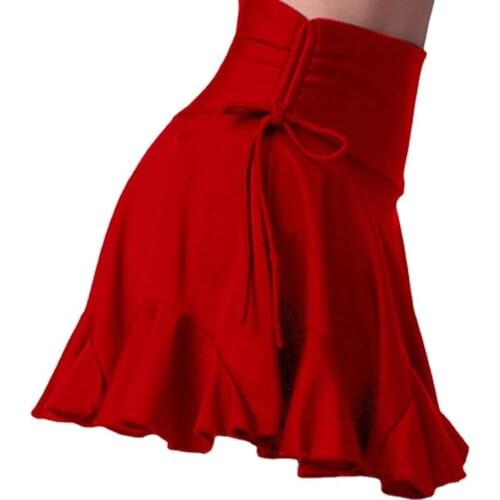 New Arrival Latin Dance Skirt for Women Fashion High Waist Tango Yoga Rumba Ballroom Latin Dance Dress Women Latin Dancewear