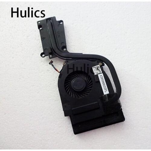 Hulics Original FOR Dell Latitude E6540 0V0NGD AT0YD002ZSL Cooling Fan & Heatsink Assembly Radiator Cooler