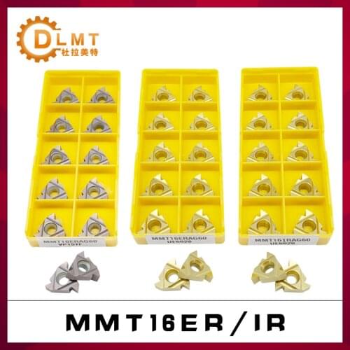 10pcs MMT16ER/IR MMT11ER/IR AG60 AG55 VP15TF UE6020 US735 Thread Turning Tool Turning blade For CNC machining center