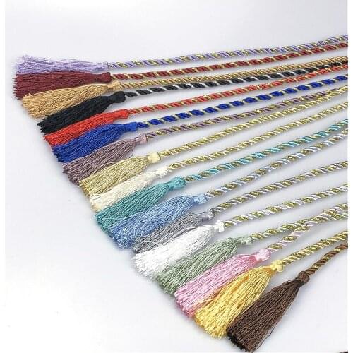 170pcs/lot about 12.5cm mix color polyester Charm tassel for home decore curtain fitting bookmark curtains 2028