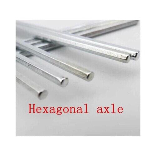 Wholesale 1.8mm hex axle four-wheel axle shaft minor axis deceleration model remote control toy car accessories DIY materials