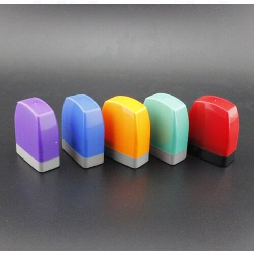 5pcs/lot HA Colored shell photosensitive seal 13X33mm carved seal material wholesale with 7mm photosensitive pad Blank chapter