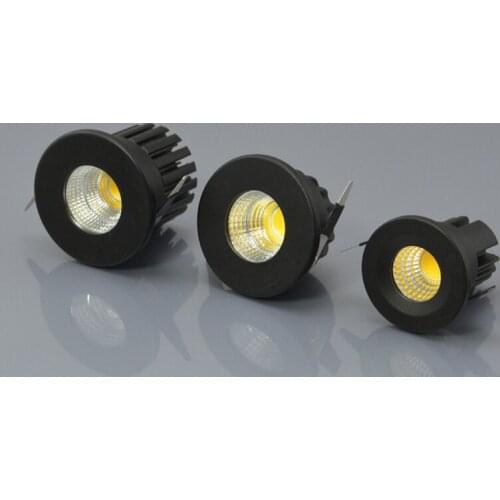 DHL/FedEx Free Shpping Dimmable 5W LED CabinetLamp Recessed COB mini LED Downlight Ceiling Lmap Super Bright Down Light 85~265V