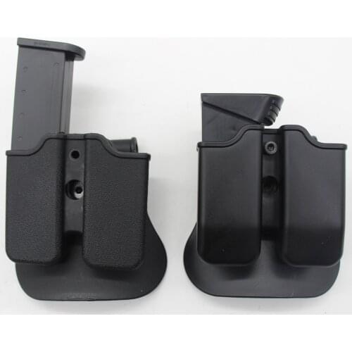 Tactical Glock Double Stack Magazine Pouch For 1911 Adjustable Mag Carrier Pistol Magzine Case Holder For Glock 17 19 22 23 25