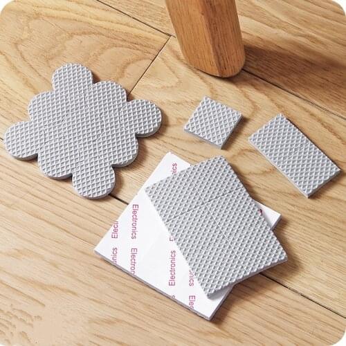 Thick self-adhesive furniture leg feet protector DIY cutting sofa chair Leg Table pad Anti-Slip mat Furniture Accessories
