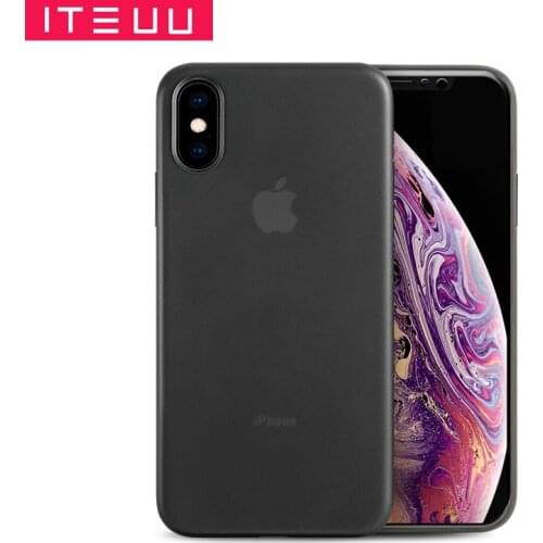 ITEUU Ultra-Thin PP Matte Case for iphone X XS MAX XR Soft Flexible Slim Back Cover Shell for iPhone XR X XS MAX