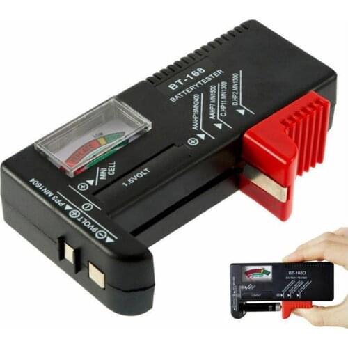 1Pcs Universal Digital Display Battery Capacity Tester BT-168D Lithium Battery Capacity Tester Battery Measuring Instrument Tool