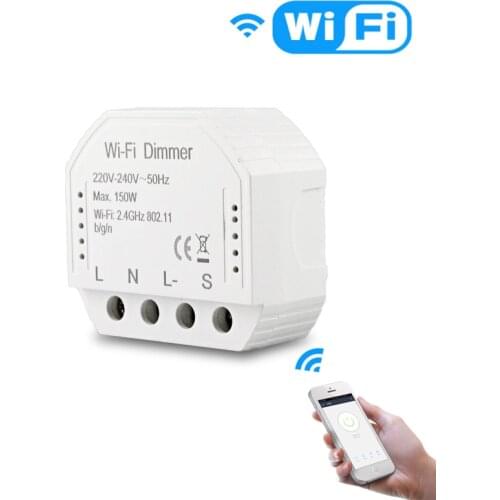 Tuya DIY WiFi LED Dimmer Light Switch Universal Smart Life/Yours APP Remote Control 1/2 Way Switch Works with Alexa Google Home