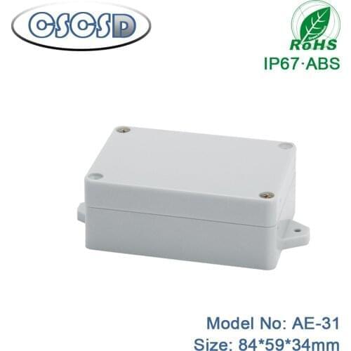 1lot(50pcs) 84*59*34mm waterproof abs enclosure hinged plastic enclosure wall mounting enclosure outdoor waterproof junction box