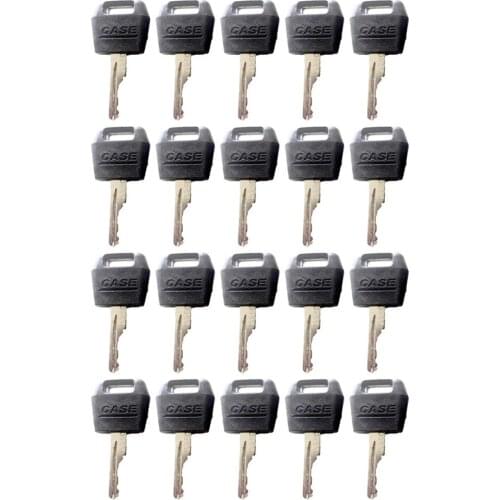 20pc Ignition key for Case International Tractor 1845C SKID STEER 2366 Combine