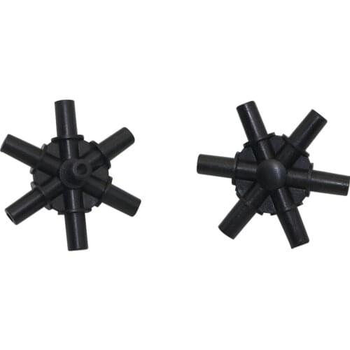 20 Pcs 6mm Interfaces 6-way 7-way Garden Water Connectors Multiple Joint Hose Splitters Garden Irrigation Accessories