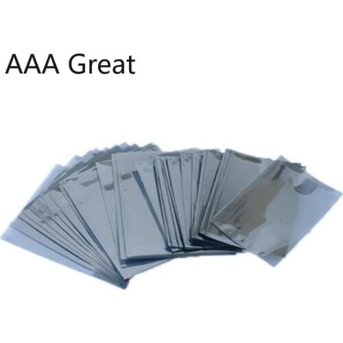 100Pcs/Lot Antistatic Storage Bag Open Top Bag Resealable Anti Static Pouches For Electronic Accessories Package Organizer Bags