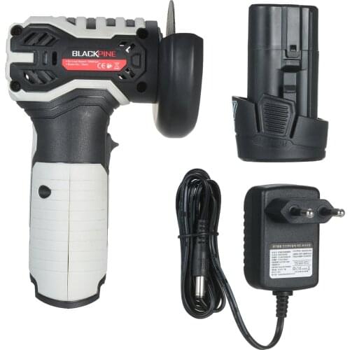 Cordless Angle Grinder 12V Electric Grinder 3inch Sander Polisher Versatile Disc Grinder 19500rpm with Protective Wheel Guard