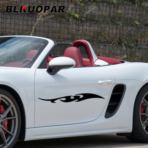 BLKUOPAR for Tribal Flame Car Stickers Scratch-Proof Fashionable Decals Waterproof Windows Air Conditioner Decor Car Styling