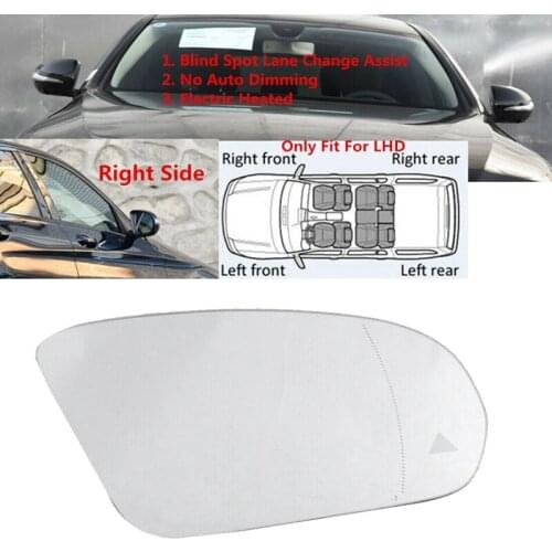 Side Wing Rearview Mirror Glass Blind Spot Heated for Mercedes-Benz C,E,S,GLC Class W205 W222 W213 X253 2013-2021
