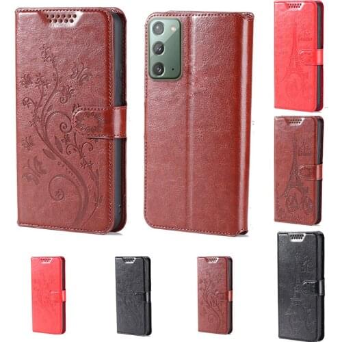 Butterfly flower Tower Flip Leather Wallet Phone Case For Samsung Galaxy Note 20 Stand function Phone cover card slot