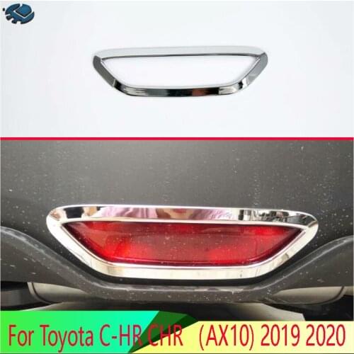 For Toyota C-HR CHR (AX10) 2019 2020 Car Accessories ABS Chrome Automobile brake lamp lampshade molding