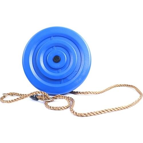 Indoor Outdoor Swing Disc Children Toy Seat Kids Swing Round Rope Swings Garden Playground Toy Plastic Kids Toys Swing
