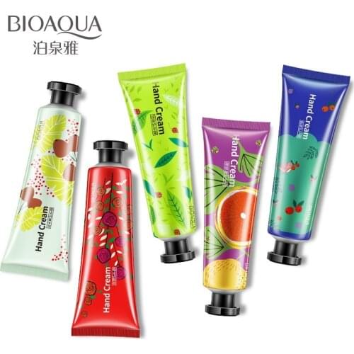 BIOAQUA Plant flavor Hand Cream Set Moisturizing Hydra Moisturizing Nourishing Anti-chapping Whitening skin care set 30g