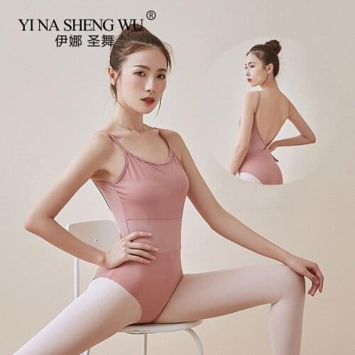 New Ballet Dance Bodysuit Adult Girl Women Ballet Dance Gymnastics Costumes Ballet Leotard Splice Ballet Dance Practice Clothes
