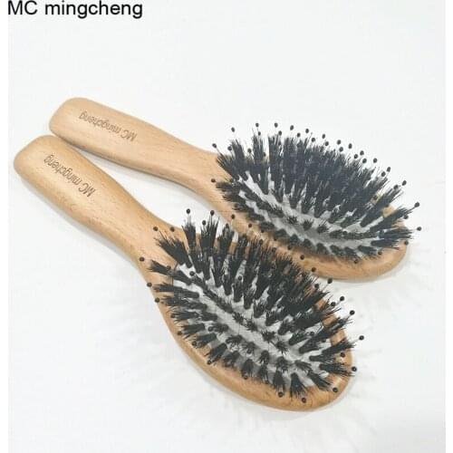 MC mingcheng Natural Bristle Combs