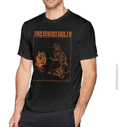 King Crimson Tshirts The Mars Volta T Shirt Man Cute Tee Shirt Graphic Cotton Short Sleeve Fashion Tshirt Camisas