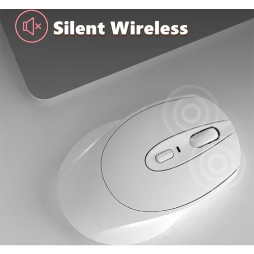 Office Rechargable Computer Silent Wireless Mouse 800-1600DPI PC Ergonomic Optical Noiseless USB Mice Laptop Comfortable Mause