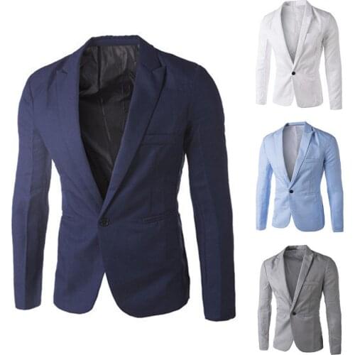 Autumn Mens Blazer Suit 8 colors male Blazer Suits business Jackets Coat Fashionable white/black/grey M-3XXXL