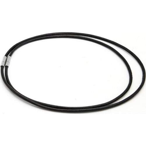 1.5mm 2mm 3mm Black Red Color Genuine Leather Cord Braided Rope for DIY Necklace Bracelet Jewelry Making Finding 40cm 50cm 60cm