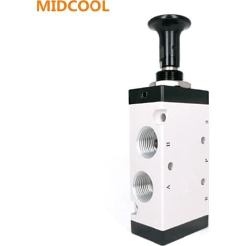 Push-Pull Valve 5Port 2 Position 4L Series 4L110-06 / 4L210-08 / 4L310-10 Pneumatic Control Valve