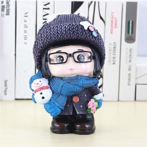 Simple and modern resin creative piggy bank money safe chrismas gift Coin Money BoxesAutomatic coin piggy bank birthday gift