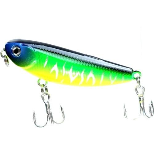 Fishing Baits Pencil Popper Bait Bass 50mm5g Fishing Topwater Floating Baits Sammy Blank Hard Lures