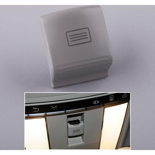 Grey Sunroof Window Switch Button Cap Car Fit for Mercedes-Benz S-CLASS W204 W221
