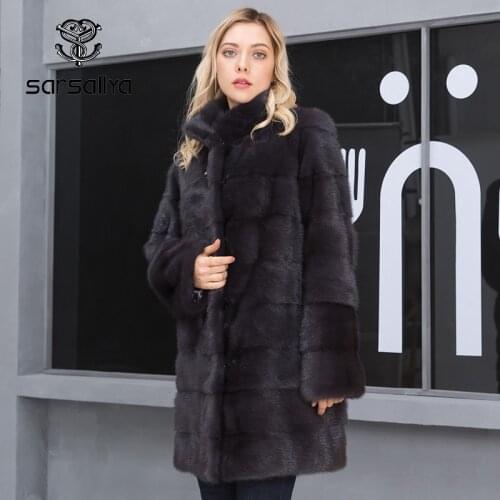 Women Mink Coats Real Mink Fur Coat Female Genuine Fur Jackets Long Ladies Winter Clothes Oversize 6XL 5XL 7XL Natural Fur Coats