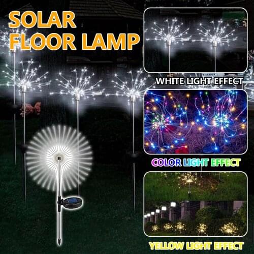 LED Solar Eight-Function Ground Plug Light Parks Lawn Garden Ground Plug Light Landscape Lighting Yard Patio garden decoration