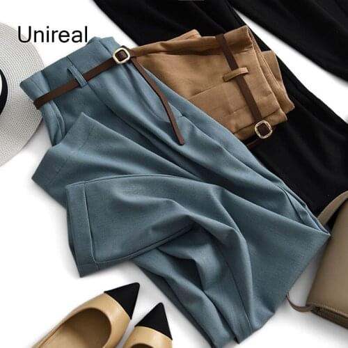 Unireal Women's Trousers Harem Pants