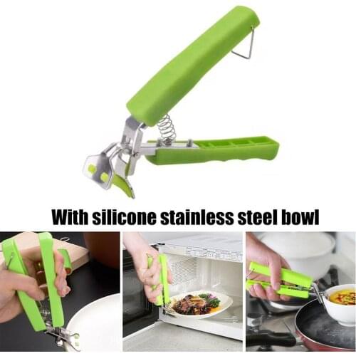 Picnic Pot Anti-Hot Clip Holder Clamp Anti-scraping Lifter for Bowl Dish Kitchen Microwave Oven Specialty Tools Kitchen Tools Re